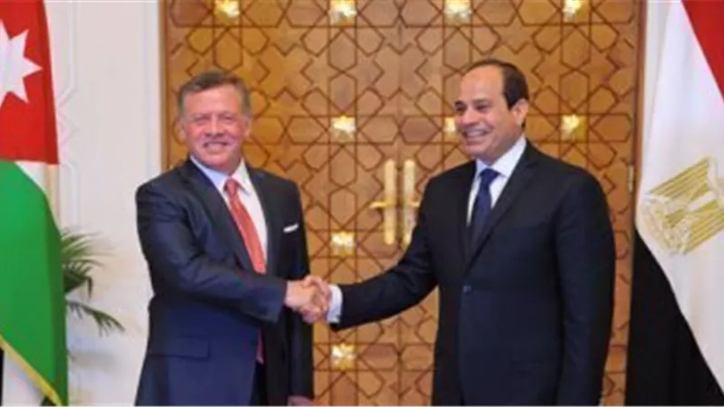 الرئيس السيسى يجرى اتصالاً بملك الأردن... تعرف على السبب