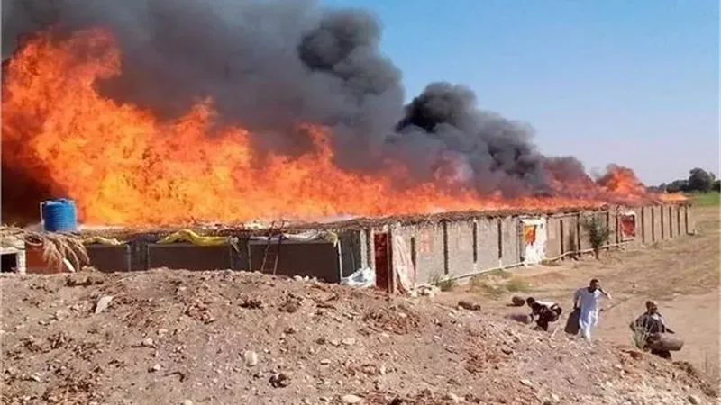 معجزه الهيه تنقذ فريق كورال كنيسه ماربولس من موت محقق فى وسط النيران