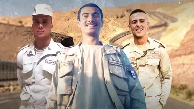 ٣ صور و٣ اسماء اتنين منهم غلط من هو الجندى المصرى الذى استشهد على الحدود بالأمس