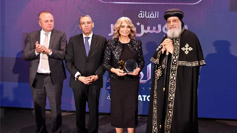 سوسن بدر توجه رسالة للبابا تواضروس الثاني فى احتفاليه دخول العائله المقدسه الى مصر فماذا قالت