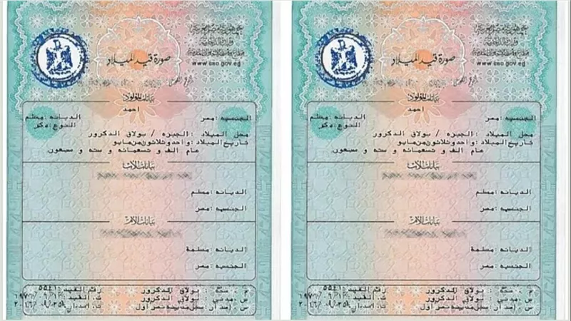 استخراج شهادة الميلاد المميكنة 2026.. الخطوات والرسوم وأماكن الاستلام من السجل أو المنزل بسهولة