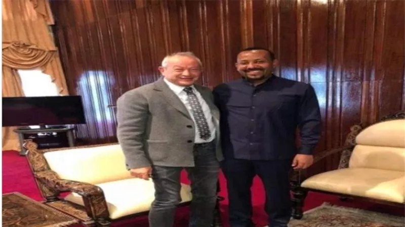 نجيب ساويرس يشارك فى بناء سد النهضة بعد صورته مع رئيس وزراء إثيوبيا ورد نارى يكشف الحقيقة