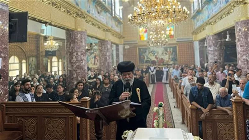 الحزن يخيم على محافظة الشرقية عقب وفاة القمص انجيلوس كاهن كنيسة العذراء