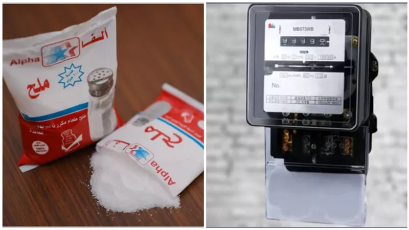 لأصحاب العدادات القديمة هل تعرف هذه الحيل؟ المصريون يُبدعون في طرق سرقة الكهرباء بوضع كيس ملح فوق العداد
