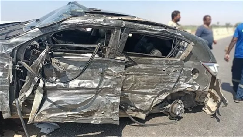 العربيه انقلبت وولعت ومعدتش لها ملامح...ننشر تفاصيل رحلة الموت التى أودت بحياة المنتجين التلاته
