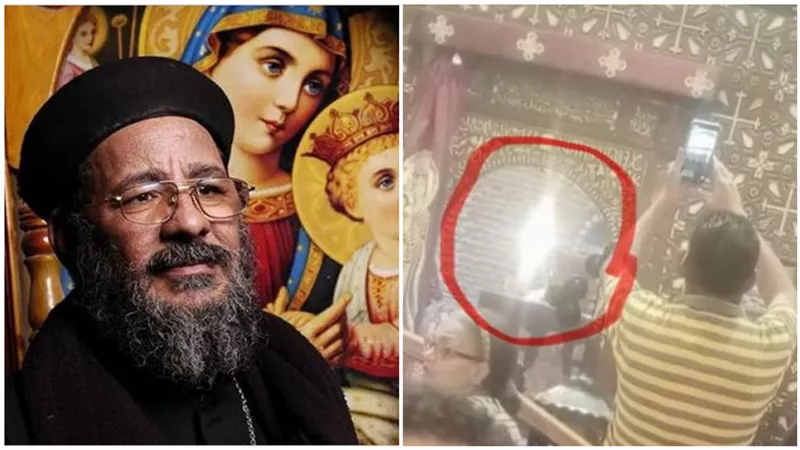 شاهد أول فيديو للتجلي .. القمص عبد المسيح بسيط يعلن ظهور العذراء مريم خلال فترة صومها بمذبح كنيستها