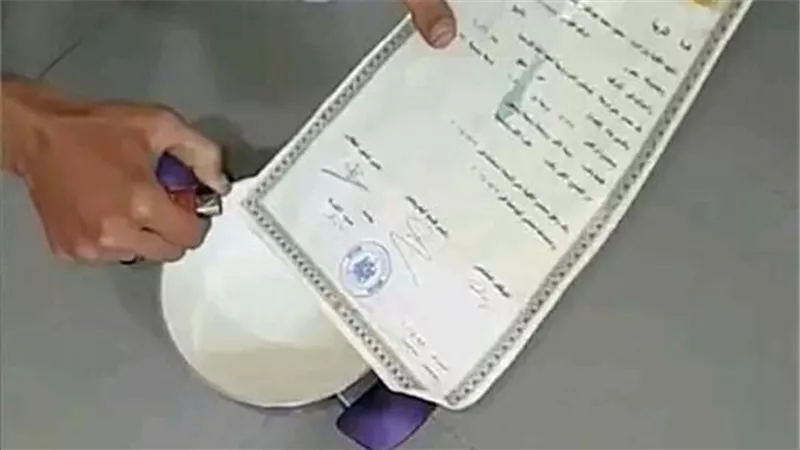 شاهد: مدرس فرنساوي يحرق شهادته الجامعية بسبب قرار وزير التعليم: غلطان اني اتعلمت حسبي الله ونعم الوكيل