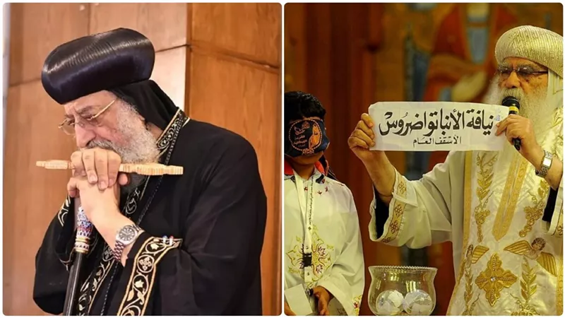 البابا تواضروس تلميذه وبكى بين يده أول تعليق ورد من قداسته على رحيل أبية الروحي