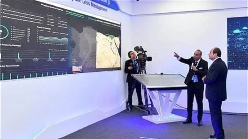 الرئيس السيسي أنقذ مؤسسات الدولة بمركز سيبراني ضخم بالعاصمة الإدارية الجديدة