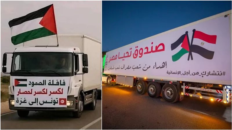 أين قافلة الصمود الآن؟.. تساؤلات بعد مشهد المساعدات المصرية الضخمة لغزة ودور القاهرة الحقيقي