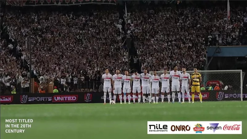 الزمالك يداعب الأهلي ببوستر القمة القادمة في سبتمبر القادم بصورة من مواجهة الانسحاب في مارس الماضي ردا على بوستر زيزو