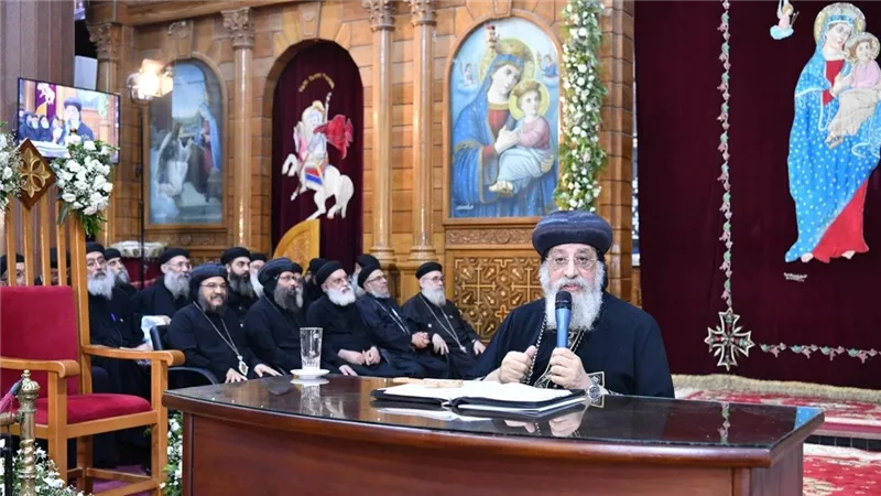 البابا تواضروس يدين العنف والحروب ويدعو لسلام الشرق الأوسط في العام القبطي الجديد
