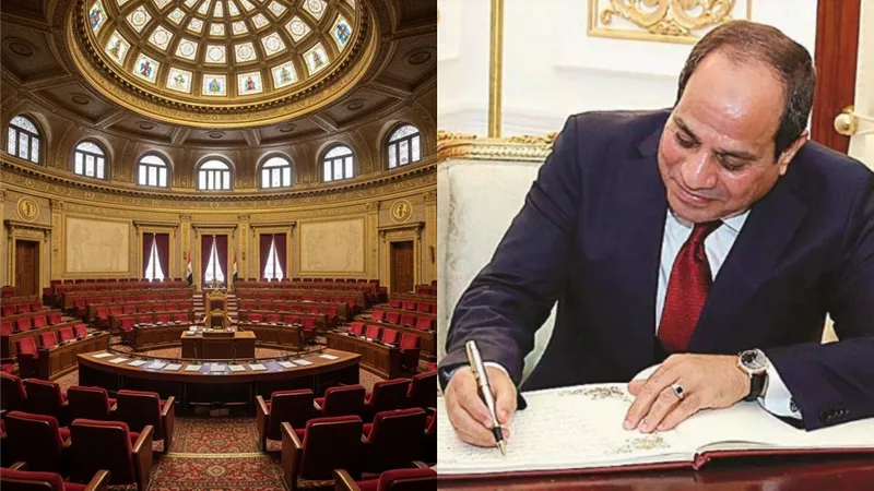 المستشار جورج سعد غبريال بينهم ..  أسماء أعضاء مجلس الشيوخ المعينين بقرار الرئيس السيسي