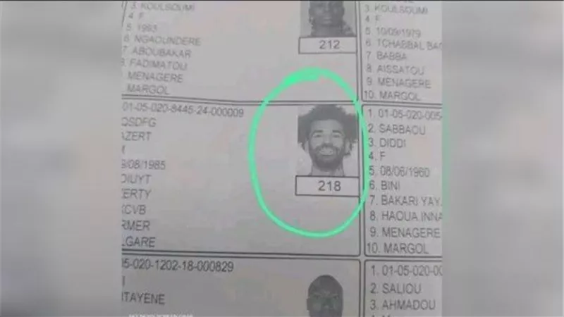 ظهور اسم وصورة محمد صلاح في انتخابات رئاسة جمهورية الكاميرون