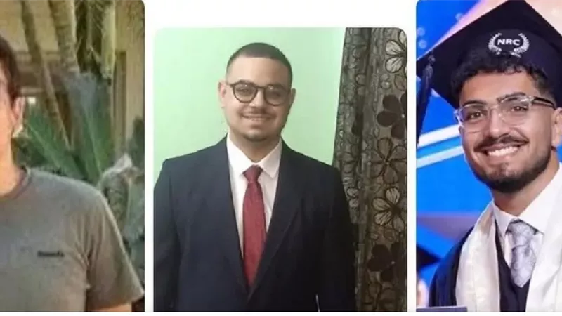 مينا ومحب وفيلوباتير .. كنيسة مار مرقس تودع ثلاثة من خدامها في حادث سير بطريق السويس