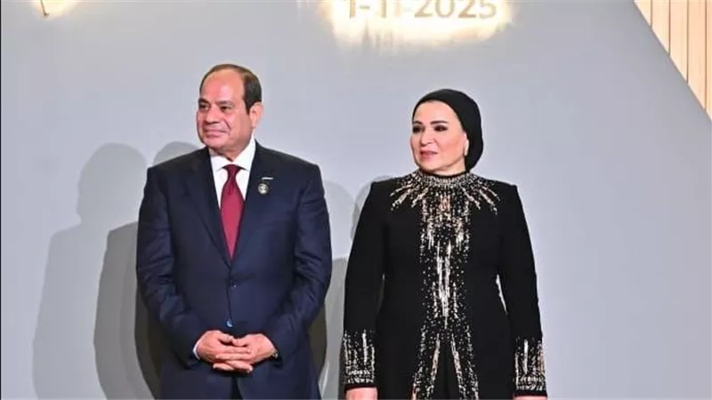 السيدة انتصار السيسي تصرح عن احتفالية المتحف المصري الكبير 
