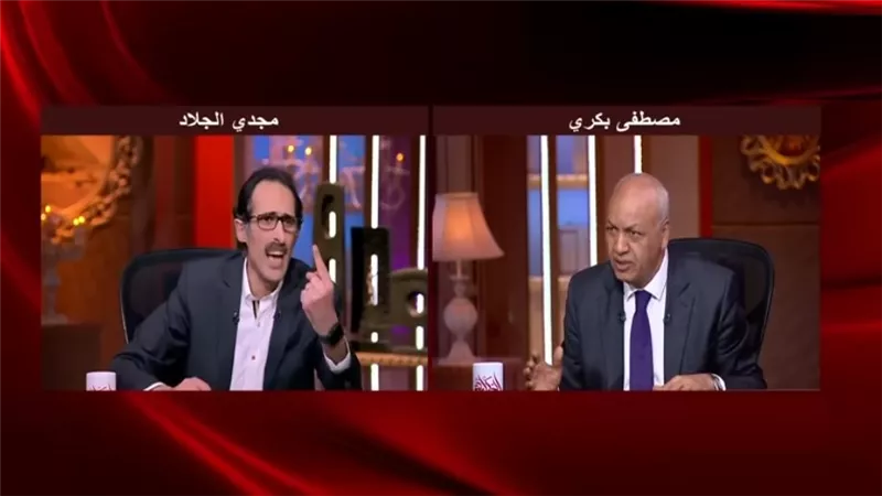 مشادة على الهواء بين بكري والجلاد بسبب انتخابات البرلمان والأحزاب وقانون الإجراءات الجنائية