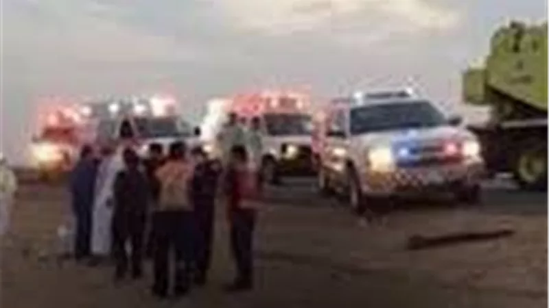 وفاة 40 معتمرًا بالمدينة المنورة بعد تصادم حافلتهم بصهريج نفطي 