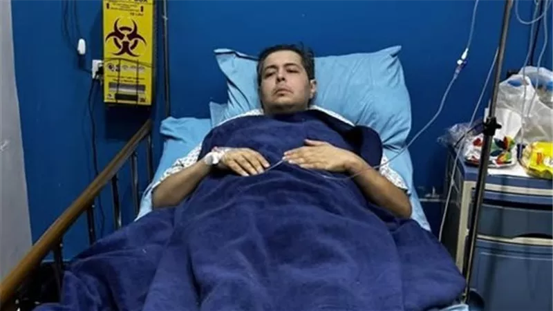 كريم سامي مغاوري في العناية المركزة بعد تعرضه لوعكة صحية