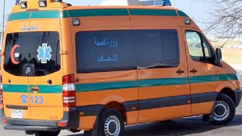انقلاب سيارة مدير مكتب محافظ أسوان في ترعة خلال موكب رسمي 