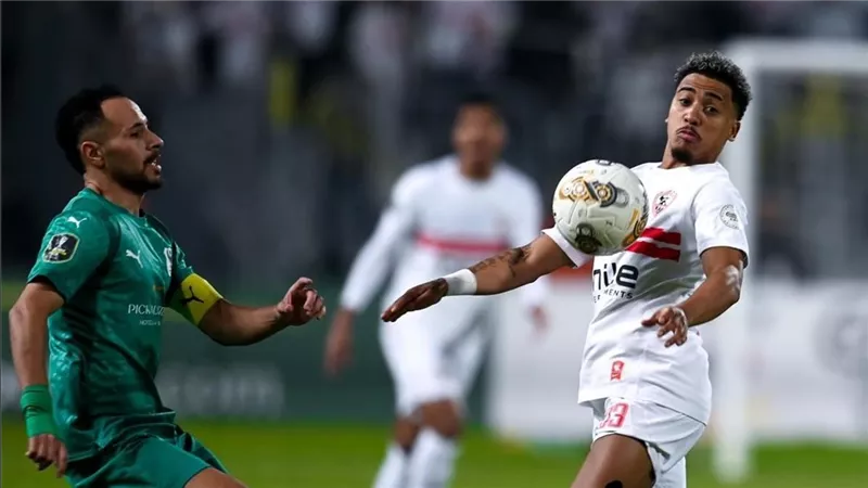 نتيجة مباراة الزمالك والمصري في الكونفدرالية اليوم