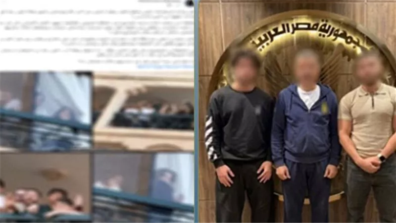 القبض على المتهمين بإلقاء المياه على المصلين أثناء صلاة العيد الداخلية تكشف كواليس الفيديو وإعترافات المتورطين