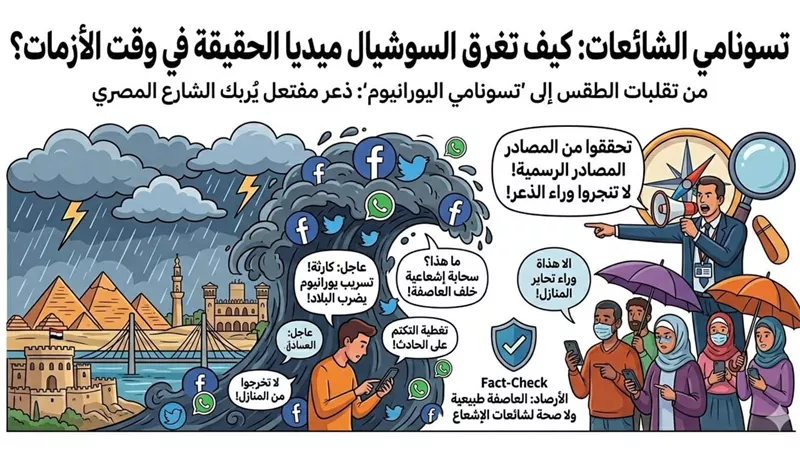نظرة على وسائل التواصل الاجتماعي.. منشورات كانت تُرهب المواطنين بعد بيانات الحكومة بشأن الطقس