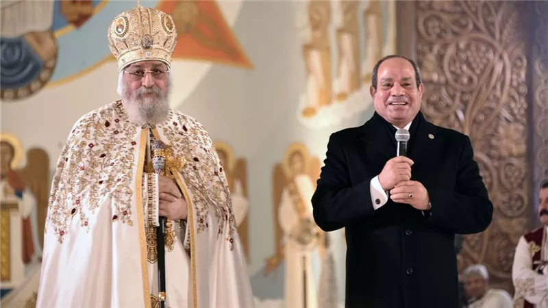الرئيس السيسي يهنئ البابا تواضروس والأقباط بعيد القيامة المجيد برسالة رسمية