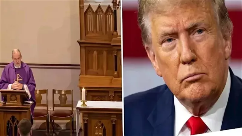 قس إيرلندي يصلي من أجل أن يأخذ الله ترامب الرئيس الأمريكي
