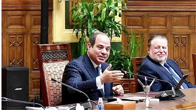 اجتماع رئاسي مهم بين الرئيس السيسي ومحافظ البنك المركزي وفق بيان متحدث الرئاسة