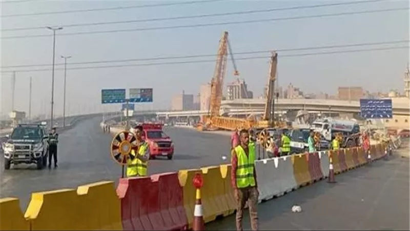 غلق كلي بمحور الفريق كمال عامر وتقاطع 26 يوليو بالجيزة بسبب أعمال المونوريل الجمعة 15 مايو 2026
