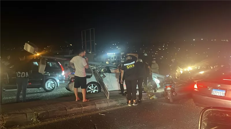 حادث مروع في مرسى مطروح بعد اصطدام تريلا بعدد من السيارات
