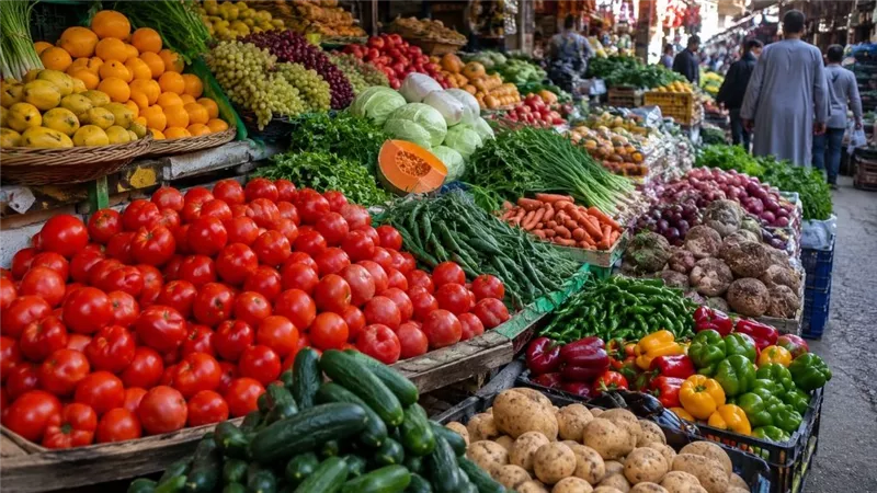 أسعار الخضروات والفاكهة اليوم الجمعة 15 مايو 2026.. ارتفاع الطماطم والليمون وتراجع البرتقال الصيفي