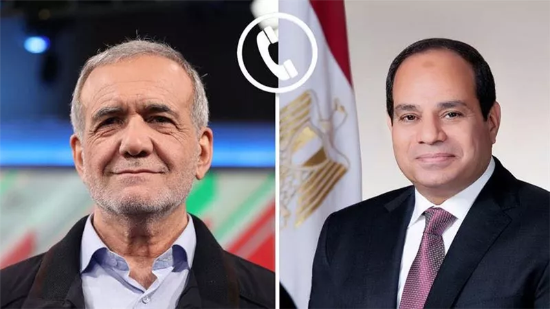 تفاصيل مكالمة الرئيس السيسي مع نظيره الإيراني بشأن تعزيز أسس المفاوضات لإنهاء الحرب