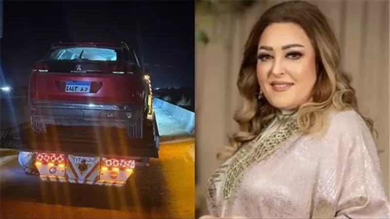 نهال عنبر تنجو من حادث على طريق الساحل بعد لحظات رعب داخل السيارة