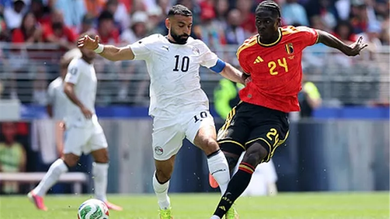 إمام عاشور يسجل هدف مصر الأول أمام بلجيكا بصناعة صلاح في كأس العالم 2026