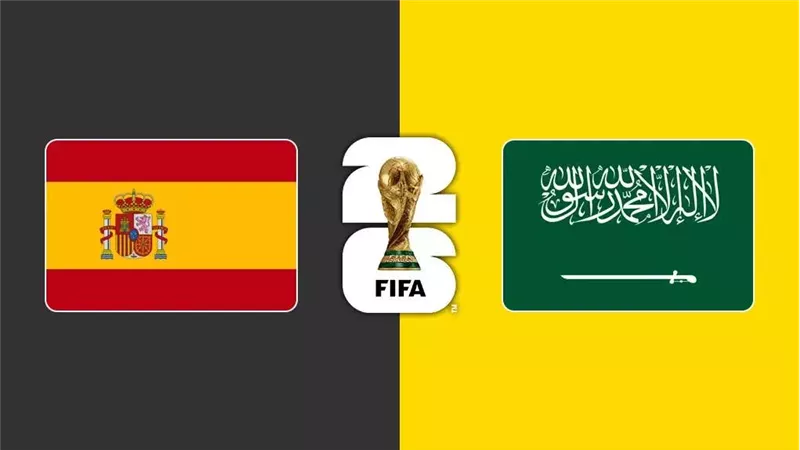 موعد مباراة السعودية وإسبانيا والقنوات الناقلة في كأس العالم 2026