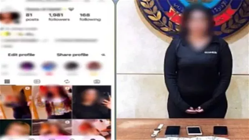 القبض على صانعة محتوى بالجيزة لنشر فيديوهات خادشة وتحقيق أرباح من المشاهدات
