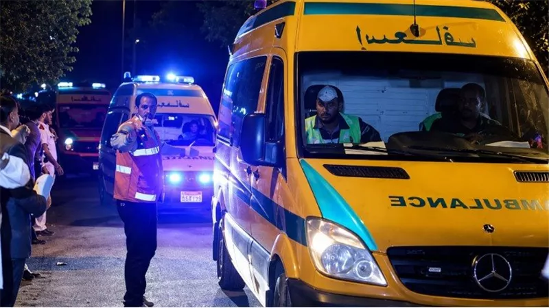 إصابة 14 شخصًا في انقلاب ميكروباص على الطريق الصحراوي الغربي جنوب المنيا