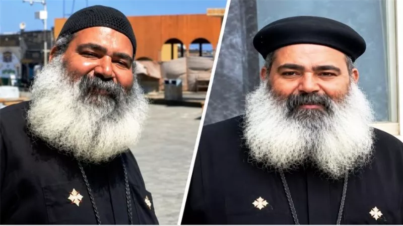 شيوخ وعواقل بدو دهب يزورون كنيسة العذراء وأبانوب دعمًا للقس متى رشدي بعد الاعتداء عليه