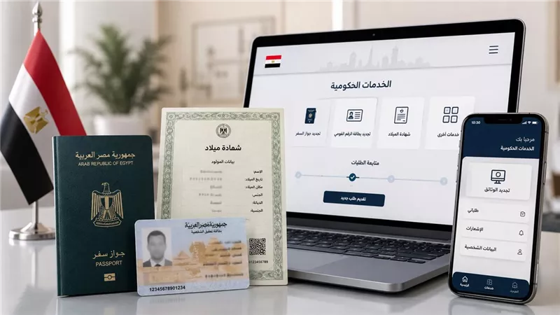 تجديد الأوراق الحكومية أونلاين.. خطوات استخراج الباسبور وشهادة الميلاد والبطاقة 2026
