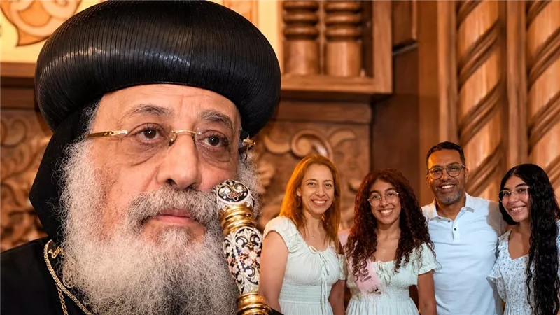 البابا تواضروس يعزي ضحايا النرجس والأنبا ثيؤدوسيوس يترأس الجناز.. والداخلية تكشف اعترافات قاتل أسرة التجمع 