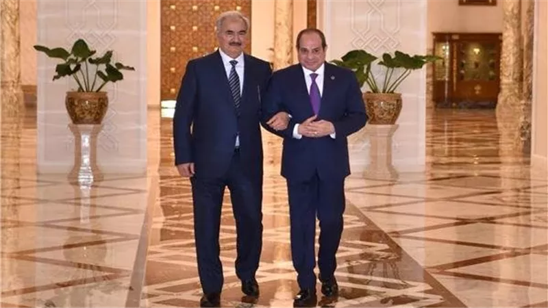 لقاء السيسي وحفتر..انتخابات الرئاسة والإنتخابات البرلمانية ودعم وحدة ليبيا وتوحيد المؤسسات في صدارة المباحثات