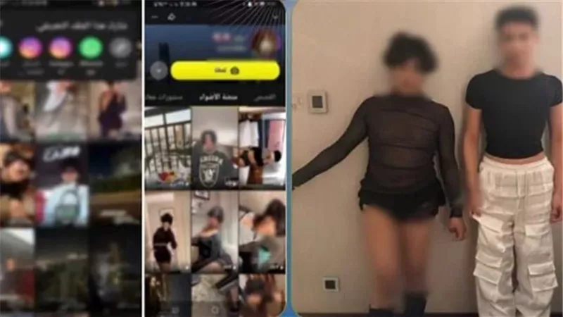 القبض على شخصين بالقاهرة لنشر مقاطع بملابس نسائية والتحريض على الفجور بمواقع التواصل