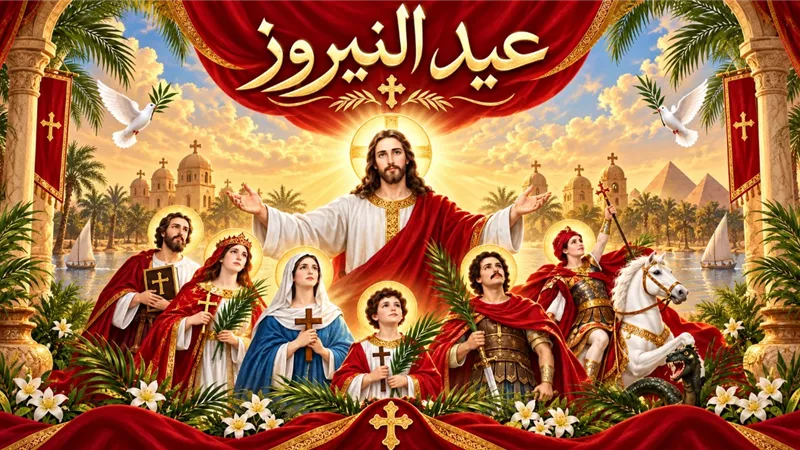 الكنائس القبطية تحتفل اليوم بعيد النيروز 2026.. قداسات لرأس السنة القبطية 1743 وتذكار الشهداء