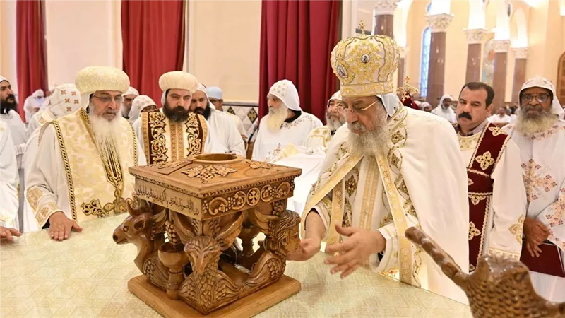 البابا تواضروس يدشن كاتدرائية دير الأنبا صموئيل ويزور مزار الشهداء بجبل القلمون