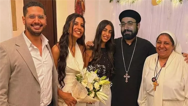 خطوبة فيرينا ابنة القس مينا عبود على باخوم بعد 13 عامًا من استشهاد والدها 