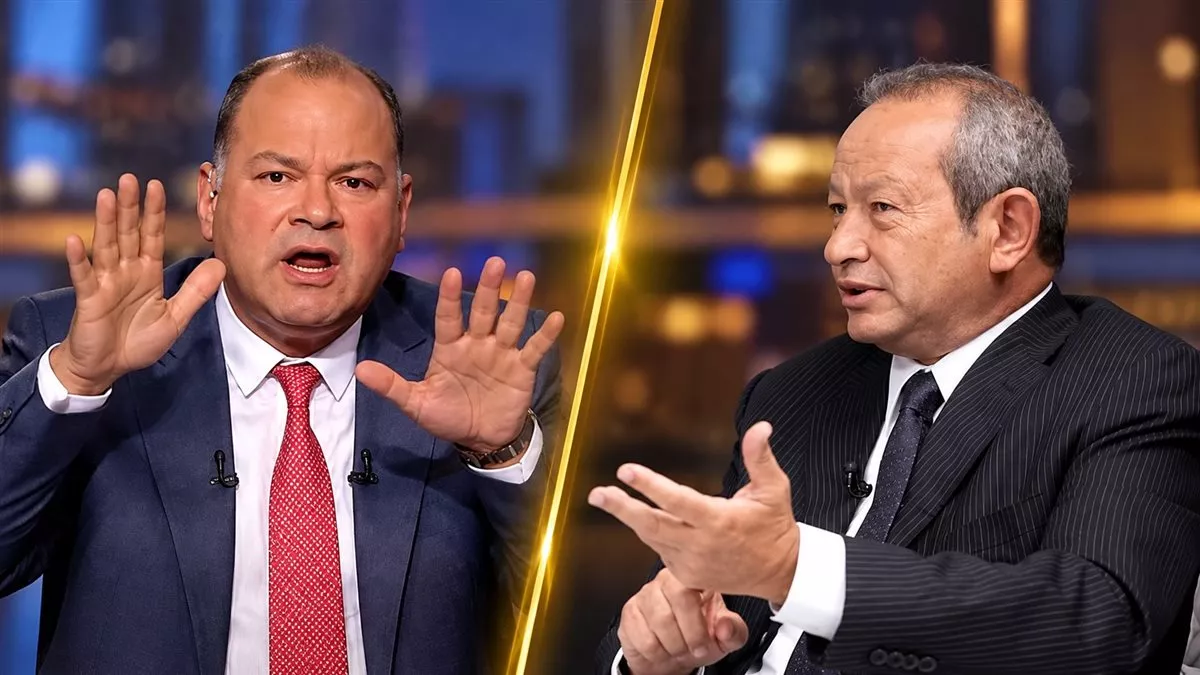 نشأت الديهي يهاجم نجيب ساويرس بسبب سخريته من حديث السيسي عن 2030