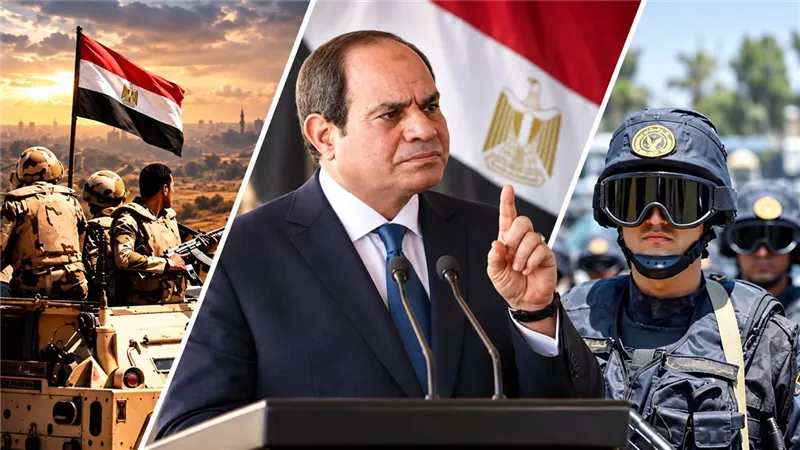 السيسي يحذر من مخططات لتفكيك مؤسسات الدولة 
