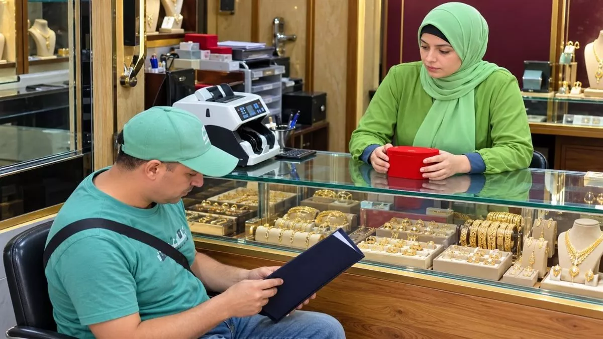 سرقة محل ذهب بالفيوم 